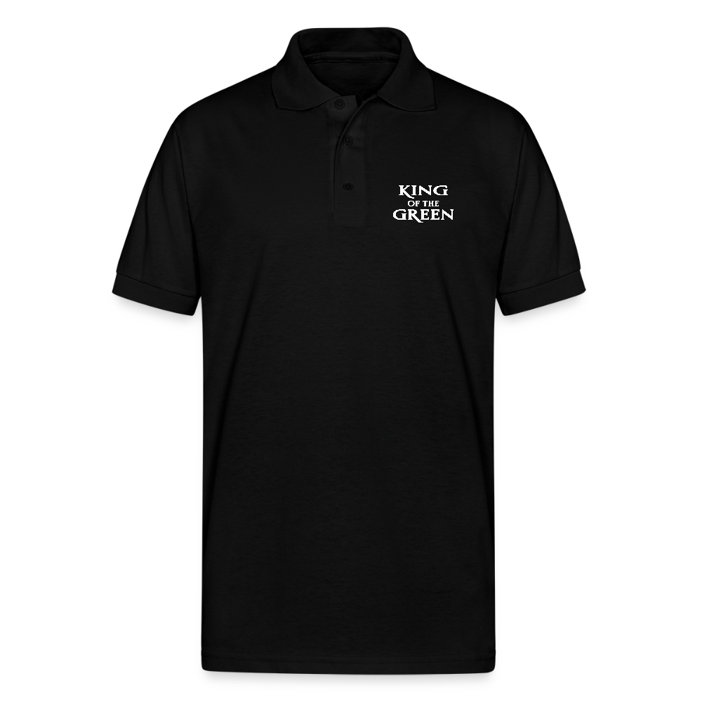 King of the Green - Jersey Polo - black