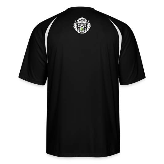 KOTG - Men’s Cooling Performance Color Blocked Jersey - black/white