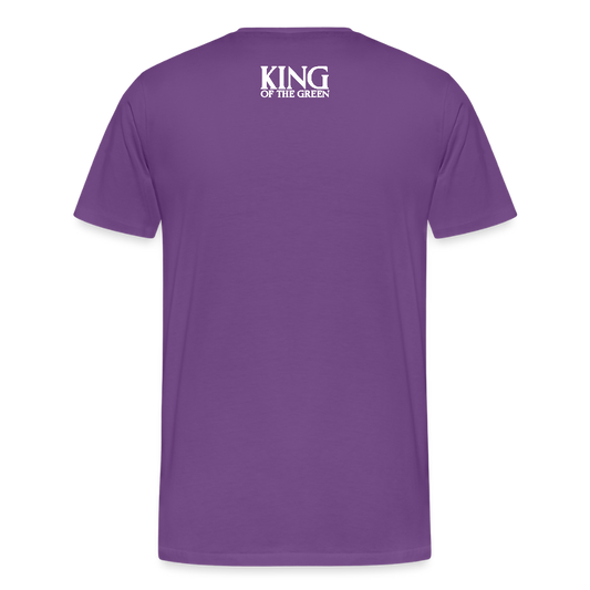 KOTG - Men's Premium T-Shirt - White - purple