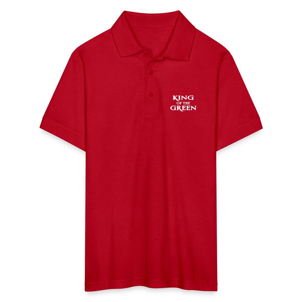 King of the Green - Jersey Polo - red