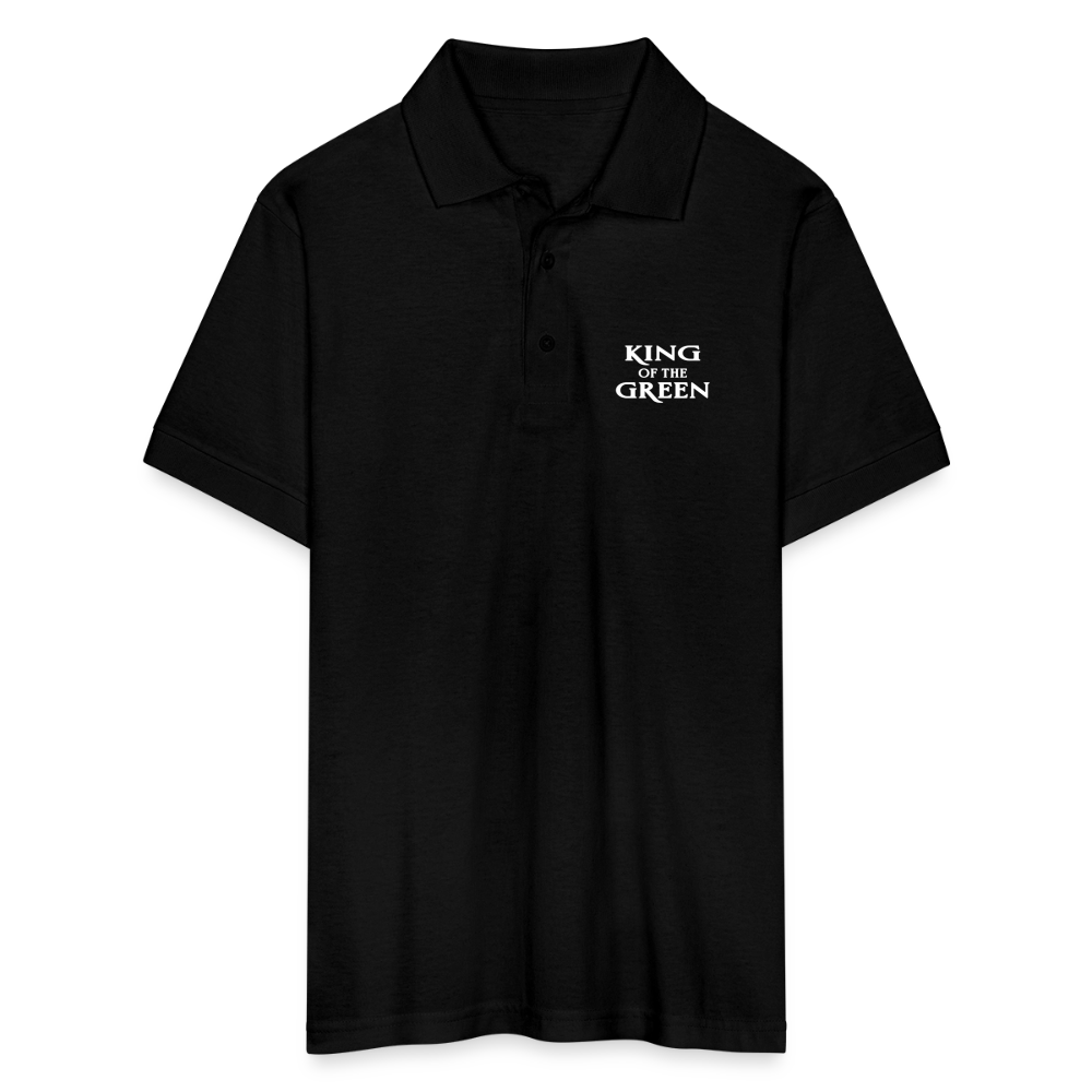 King of the Green - Jersey Polo - black
