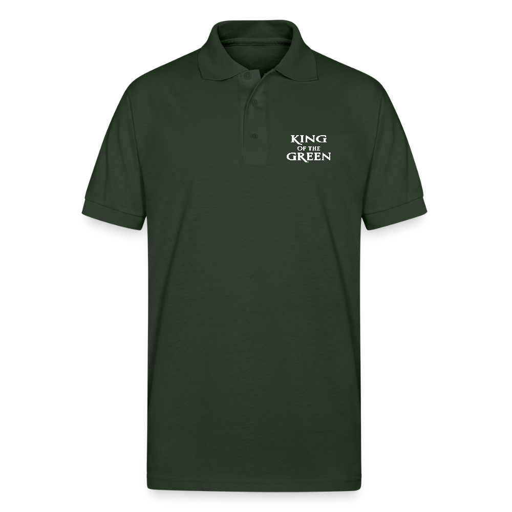 King of the Green - Jersey Polo - forest green