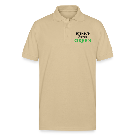 King of the Green - Jersey Polo - Sand