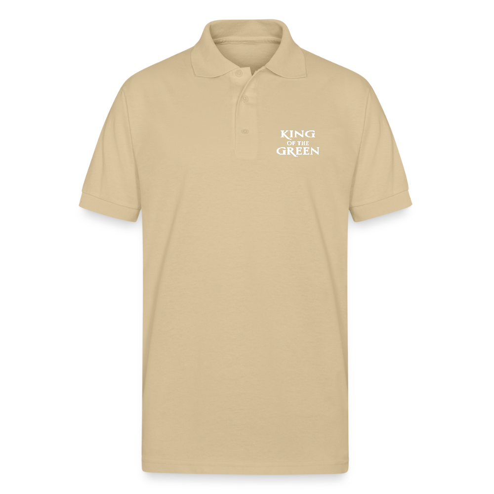 King of the Green - Jersey Polo - Sand