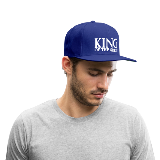 King of the Green II - Snapback Baseball Cap - Limited Edition - royal blue
