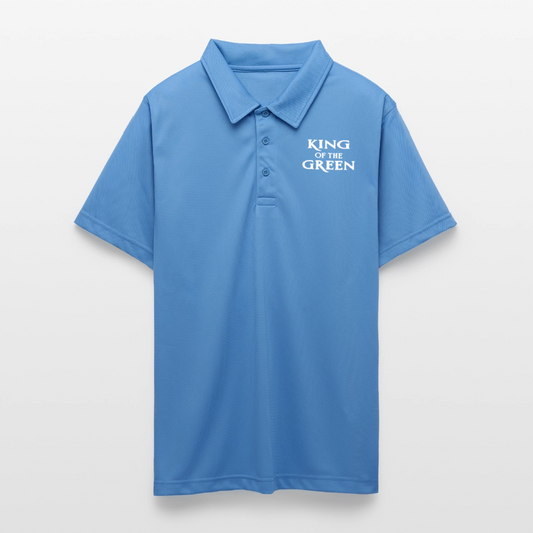 KING of the Green - Men's Command Snag Protection Polo - light blue