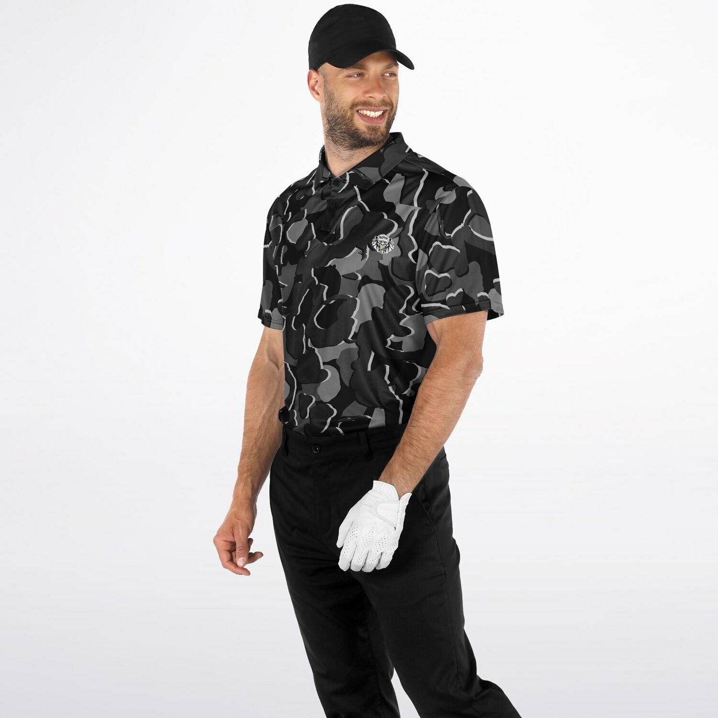 Camo - Polo Shirt - (BlackGray)