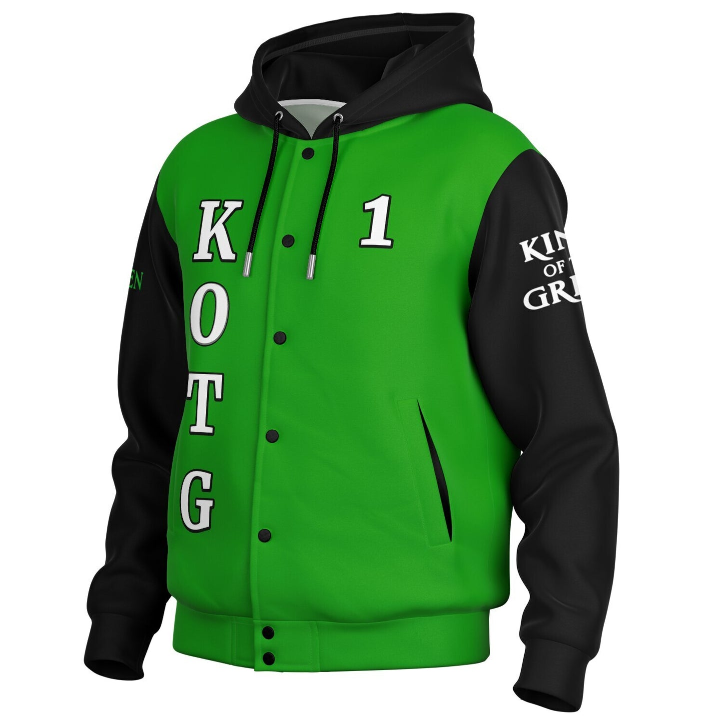 KOTG - Heavyweight Hooded Baseball Jacket