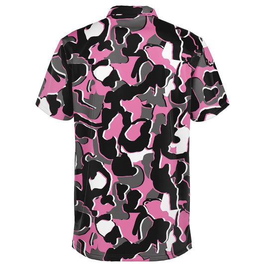 Camo - Polo Shirt - (PinkBlackWhite)