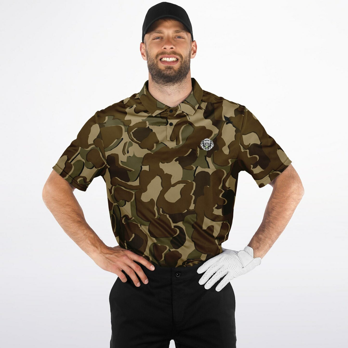Camo - Polo Shirt - (Brown)