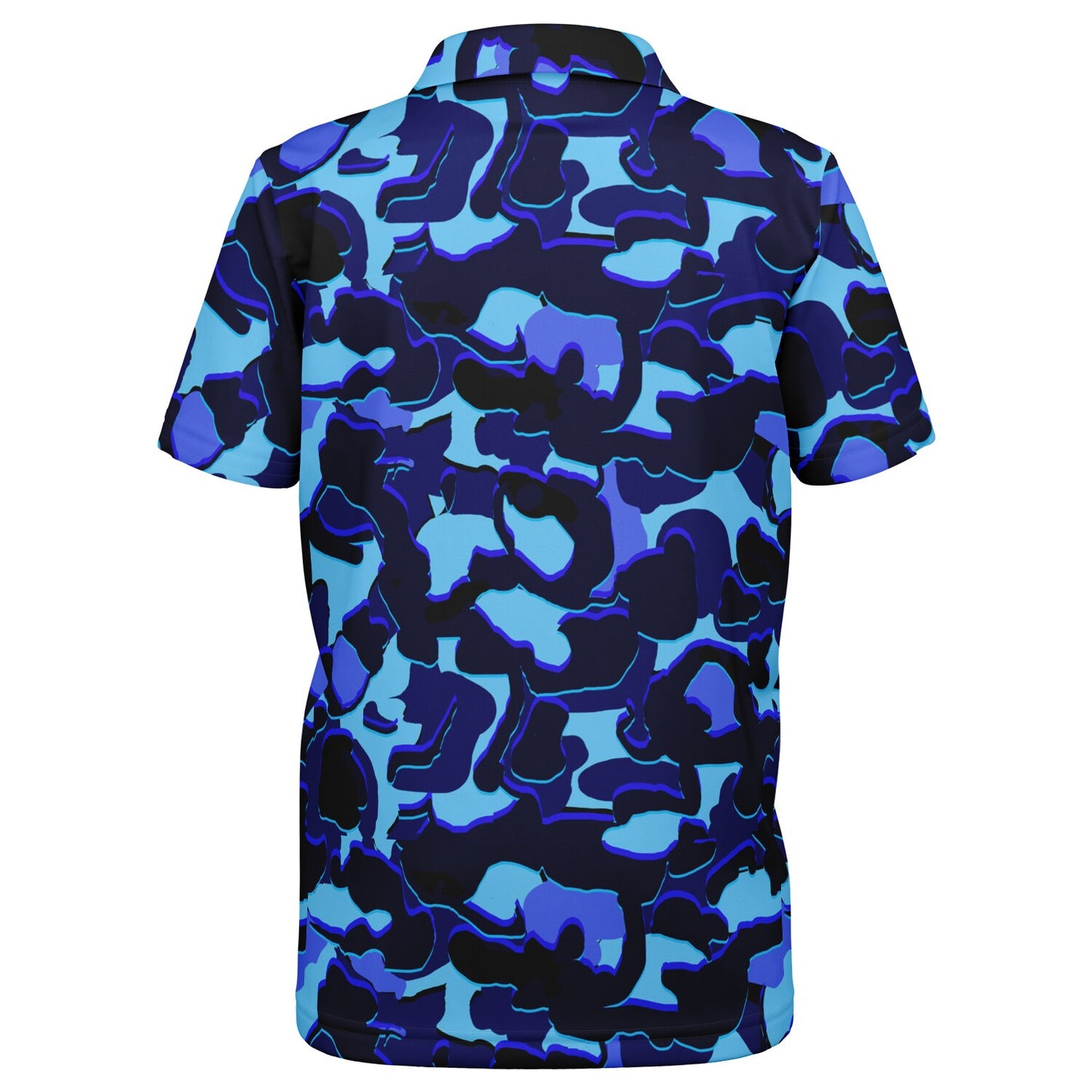 Camo - Youth Polo Shirt - (LightBlue)