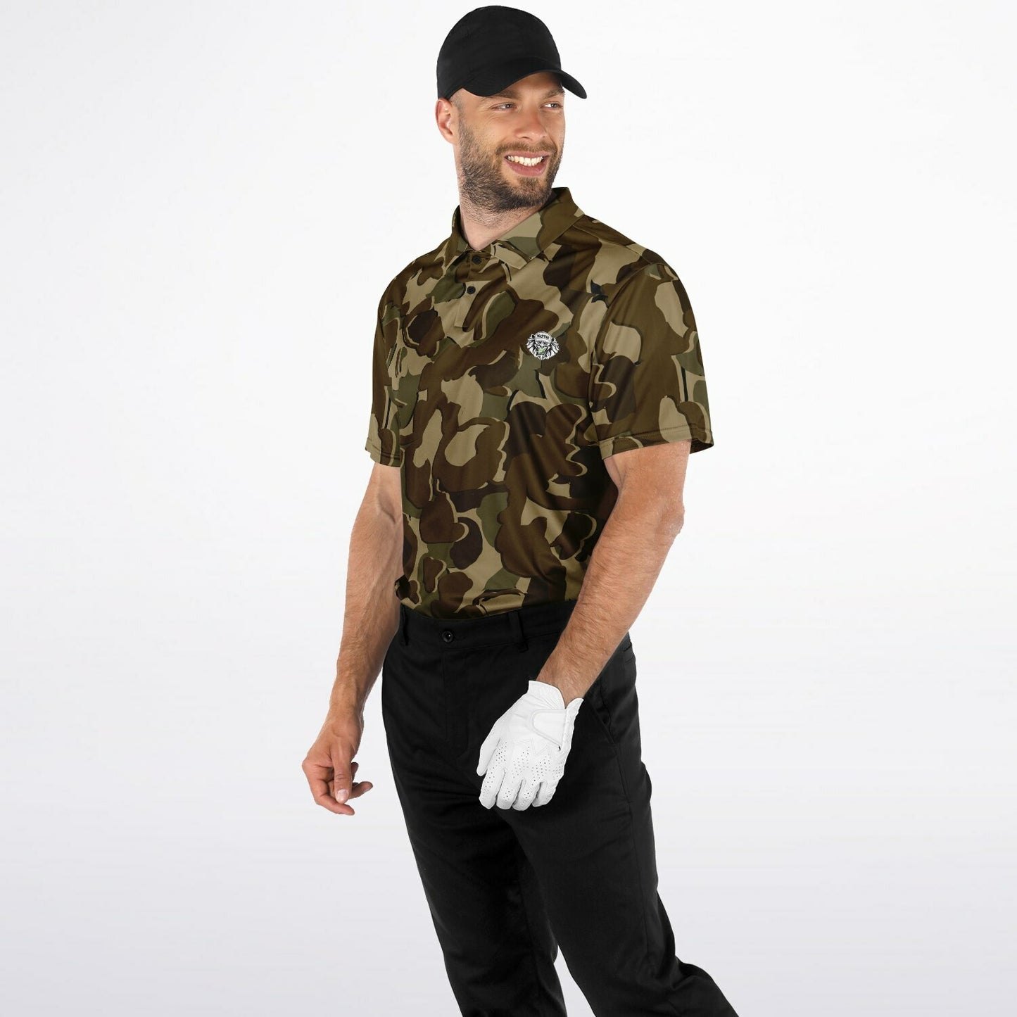 Camo - Polo Shirt - (Brown)