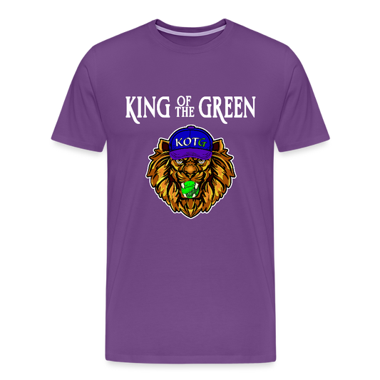 KOTG - Men's Premium T-Shirt - White - purple