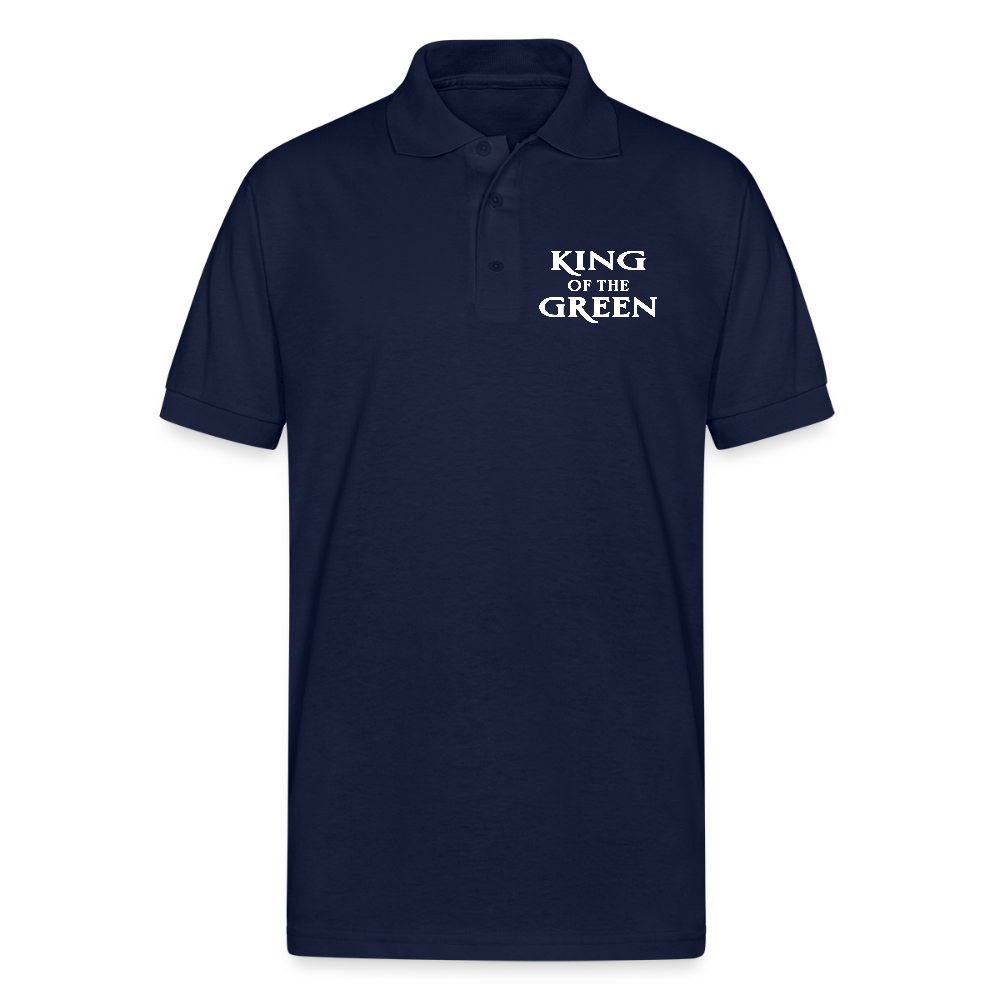 King of the Green - Jersey Polo - Limited Edition - navy