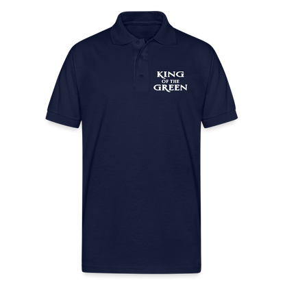 King of the Green - Jersey Polo - Limited Edition - navy