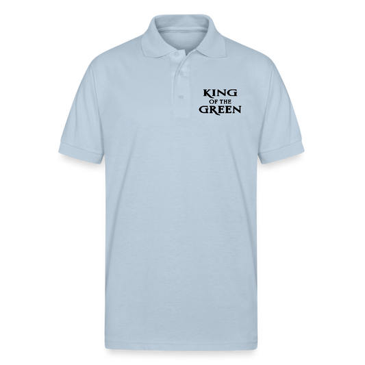 King of the Green - Jersey Polo - light blue
