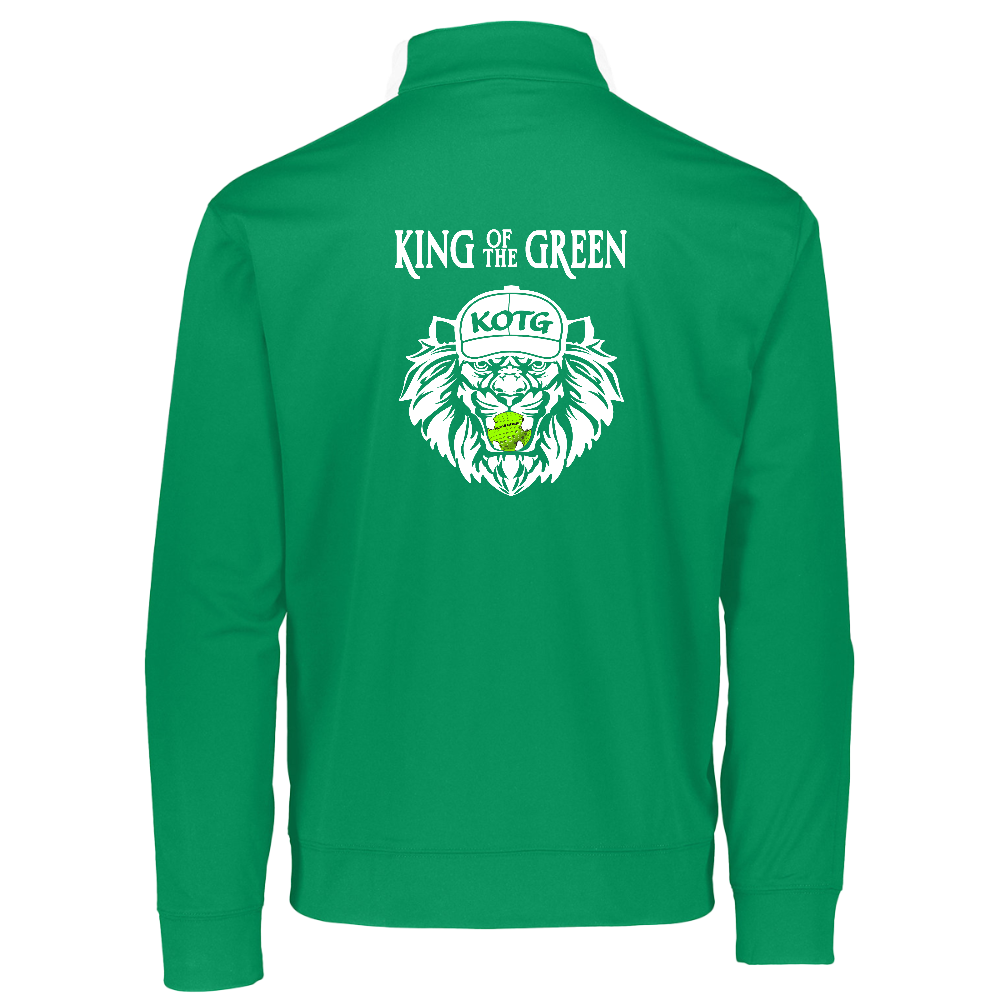 KOTG - Augusta Sportswear Adult Medalist 2.0 Pullover - kelly green/white