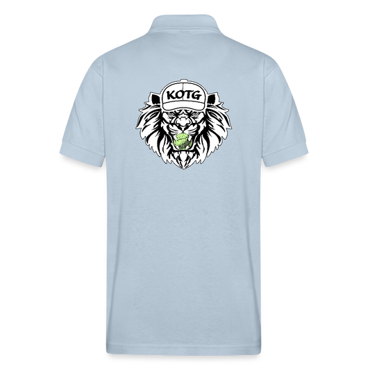 King of the Green - Jersey Polo - light blue