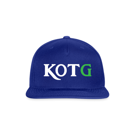 KOTG - Snapback Baseball Cap - Limited Edition - royal blue