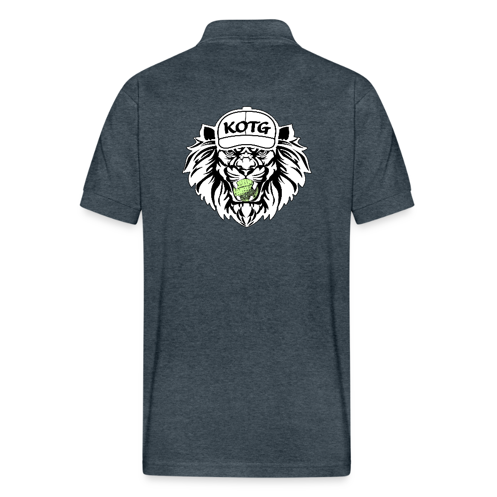King of the Green - Jersey Polo - Limited Edition - deep heather