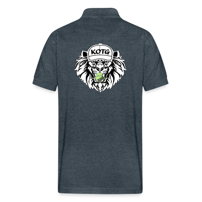 King of the Green - Jersey Polo - Limited Edition - deep heather