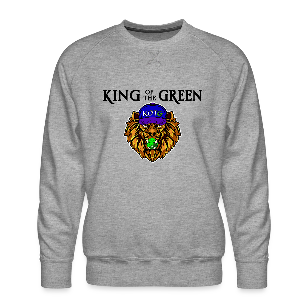 KOTG - Men’s Premium Sweatshirt - Black - heather grey