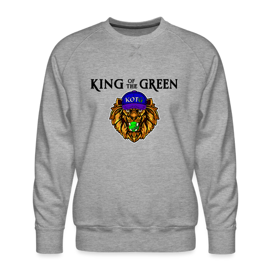 KOTG - Men’s Premium Sweatshirt - Black - heather grey