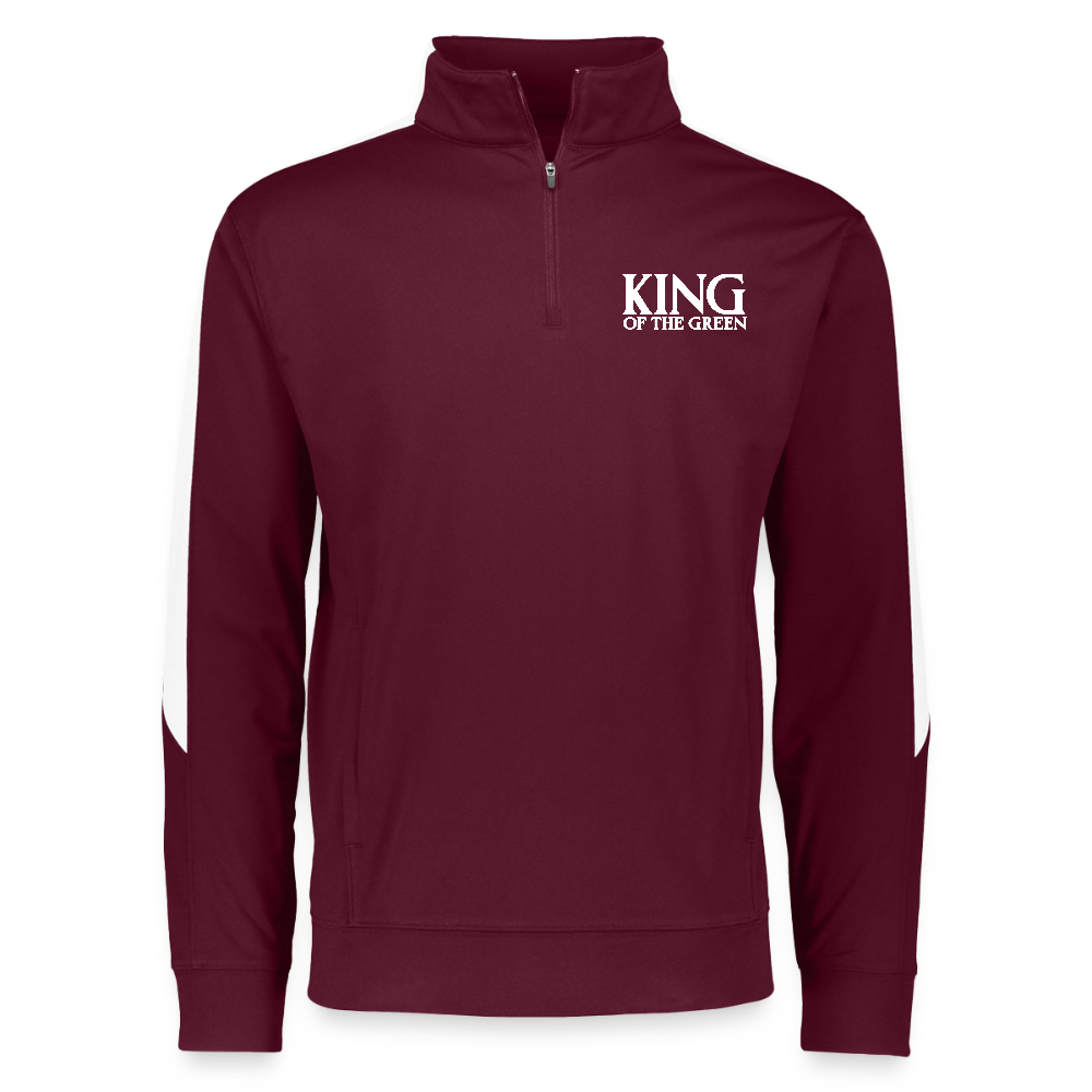 KOTG - Augusta Sportswear Adult Medalist 2.0 Pullover - maroon/white