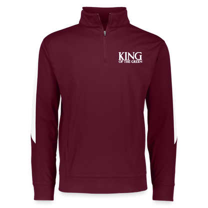 KOTG - Augusta Sportswear Adult Medalist 2.0 Pullover - maroon/white