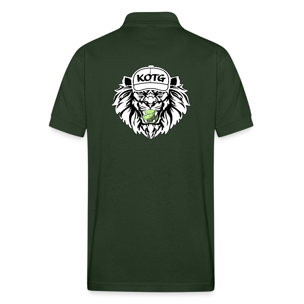 King of the Green - Jersey Polo - Limited Edition - forest green