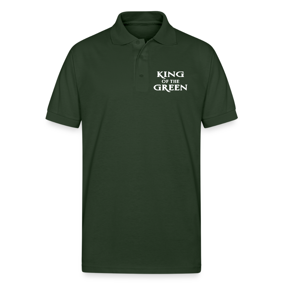 King of the Green - Jersey Polo - Limited Edition - forest green