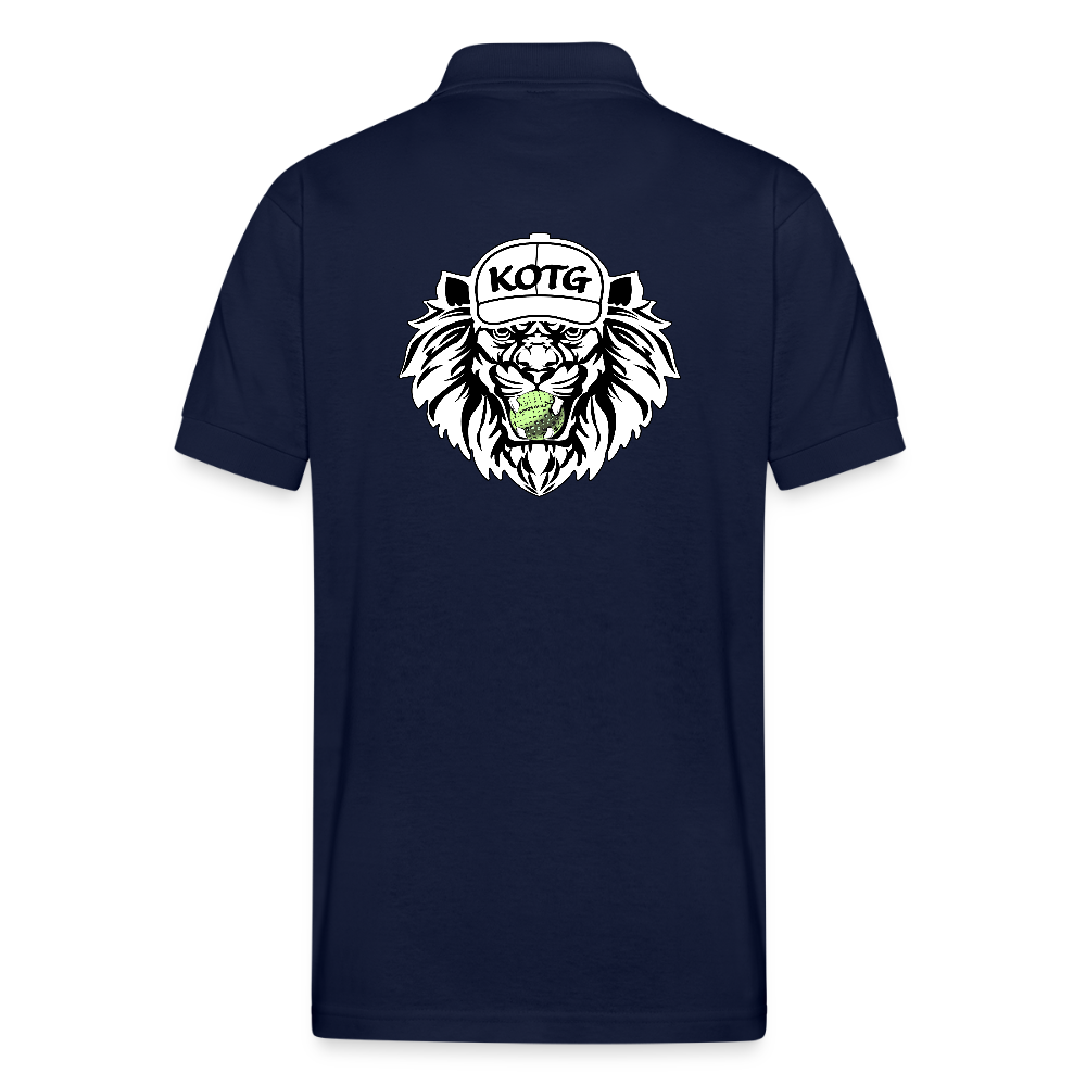 King of the Green - Jersey Polo - Limited Edition - navy