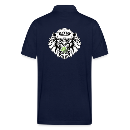 King of the Green - Jersey Polo - Limited Edition - navy
