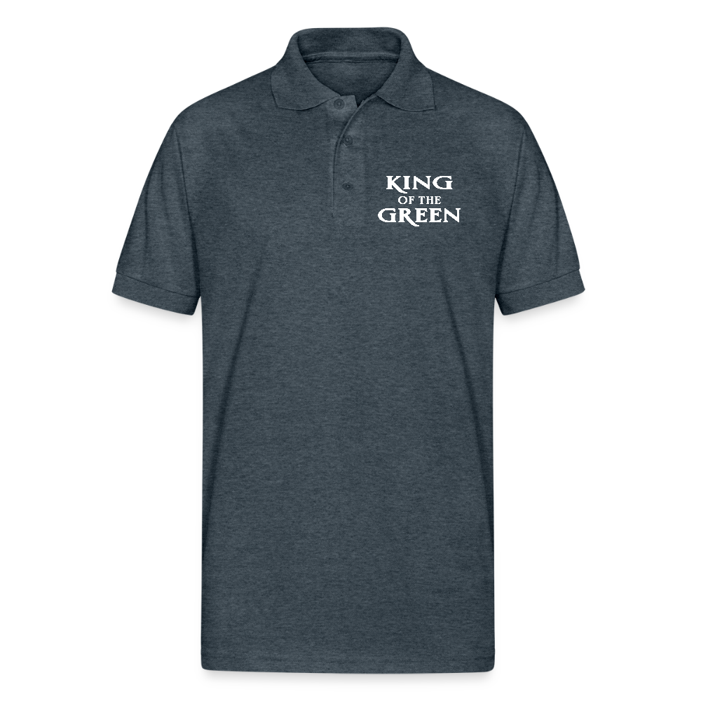 King of the Green - Jersey Polo - Limited Edition - deep heather