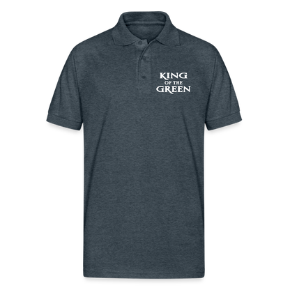 King of the Green - Jersey Polo - Limited Edition - deep heather