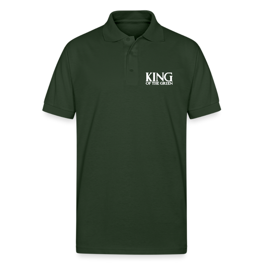 KOTG - Gildan Unisex 50/50 Jersey Polo - forest green