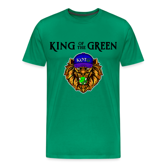 KOTG - Men's Premium T-Shirt - Black - kelly green
