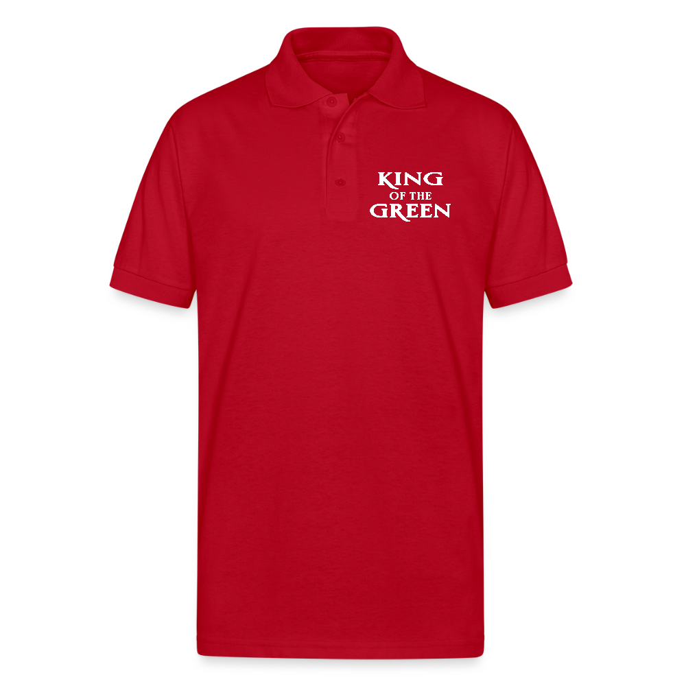 King of the Green - Jersey Polo - Limited Edition - red