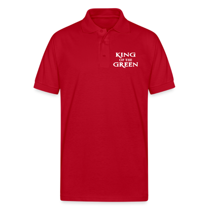 King of the Green - Jersey Polo - Limited Edition - red