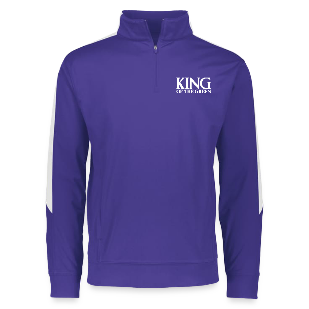 KOTG - Augusta Sportswear Adult Medalist 2.0 Pullover - purple/white