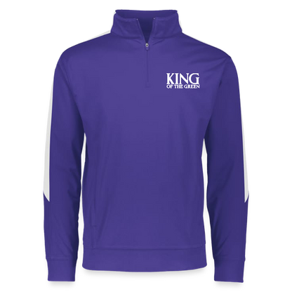 KOTG - Augusta Sportswear Adult Medalist 2.0 Pullover - purple/white