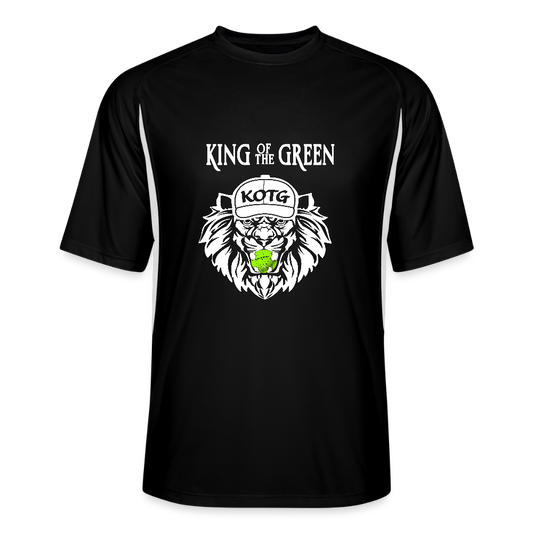 KOTG - Men’s Cooling Performance Color Blocked Jersey - black/white