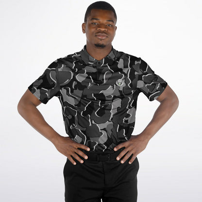 Camo - Polo Shirt - (BlackGray)