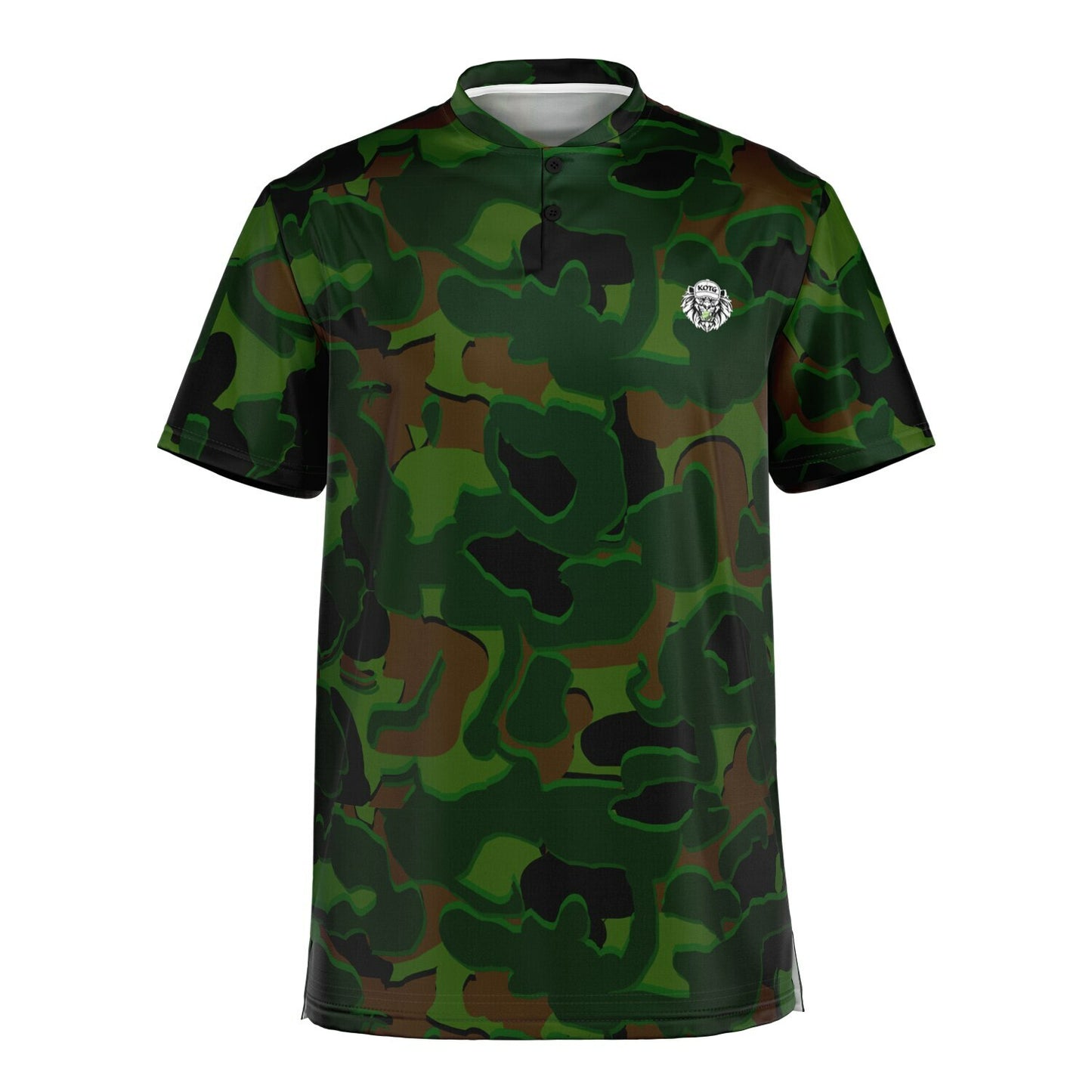 Camo - Blade Collar Polo Shirt (Greens)