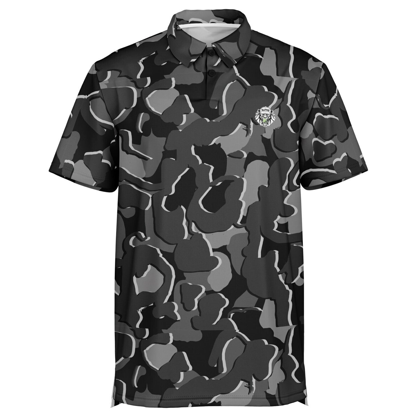 Camo - Polo Shirt - (BlackGray)