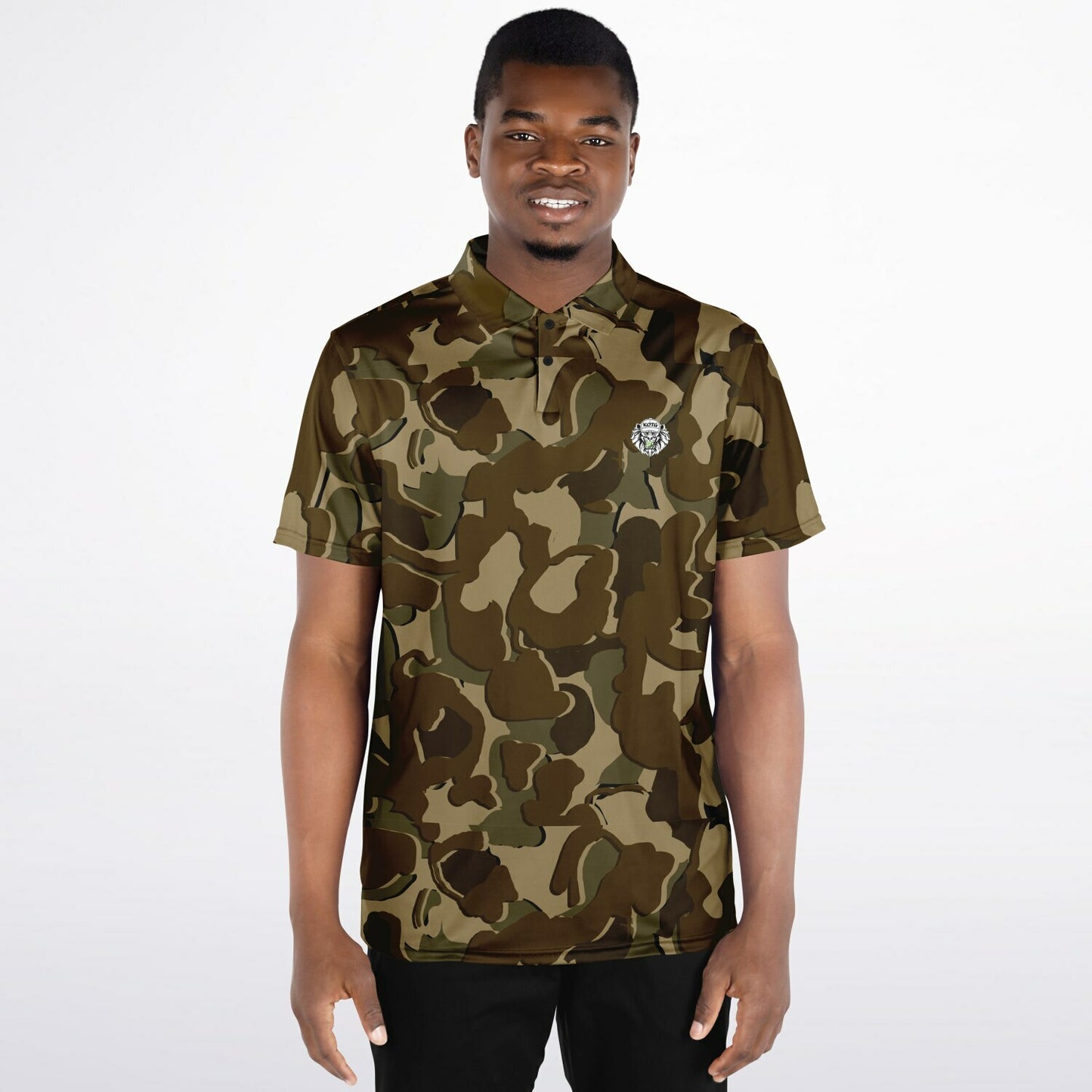 Camo - Polo Shirt - (Brown)