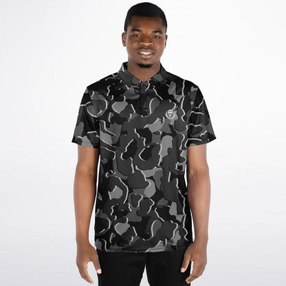 Camo - Polo Shirt - (BlackGray)