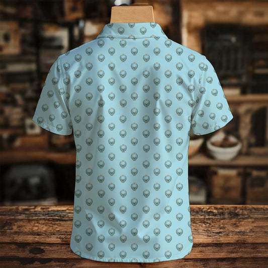 KOTG - Golf Polo Shirt - Crowning - Sky Blue