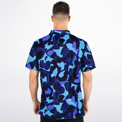 Camo - Polo Shirt - (LightBlue)