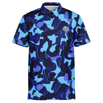 Camo - Polo Shirt - (LightBlue)